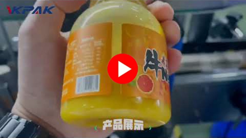 Lineāra mango sulas pudeļu pildīšanas mašīna